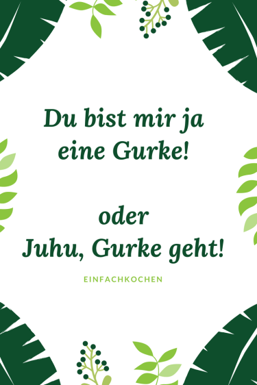 Testphase bei Fructoseintoleranz Gurke