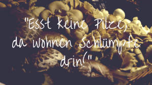 Testphase bei Fructoseintoleranz Pilze.