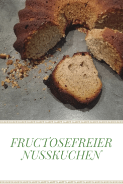 Fructosefreier Nusskuchen