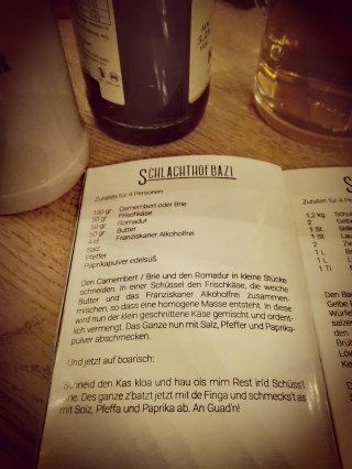 Biergarten Schlachthofbazi Karenzzeit Fructoseintoleranz