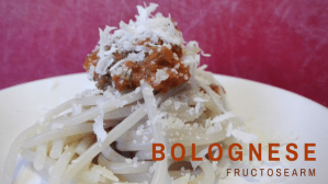 Was darf ich essen Fructoseintoleranz Bolognese fructosearm