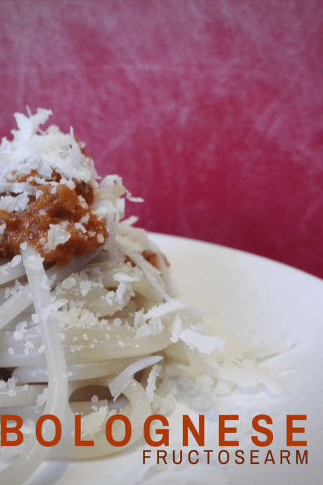 Was darf ich essen Fructoseintoleranz Bolognese