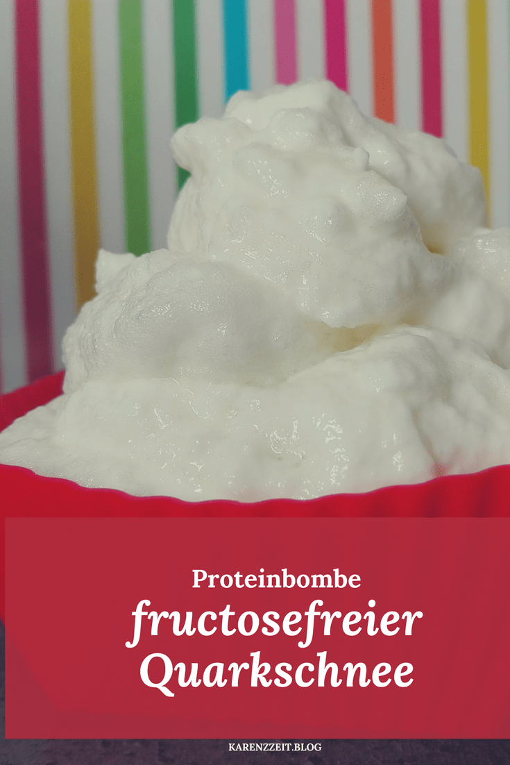 Was darf ich essen Fructoseintoleranz fructosefreier Quarkschnee