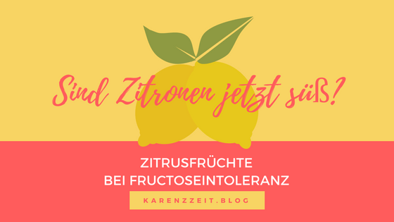 Was darf ich essen Fructoseintoleranz Zitronen