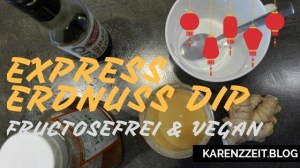 erdnuss dip vegan fructosefrei