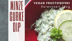 minze gurke dip vegan fructosefrei