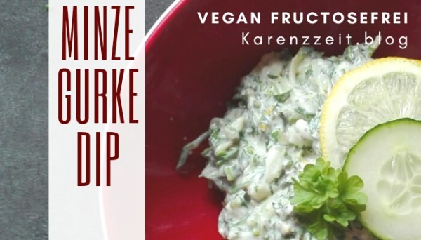 minze gurke dip vegan fructosefrei
