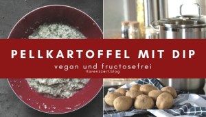 pellkartoffel mit veganem dip fructosefrei