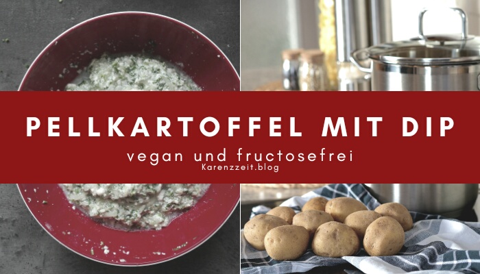 pellkartoffel mit veganem dip fructosefrei