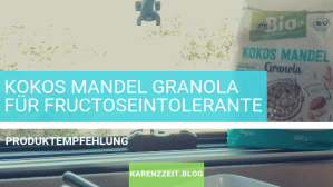 Fructoseintoleranz kokos mandel reissirup Müsli bio