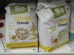 Zitronen Granola Fruktoseintoleranz Müsli